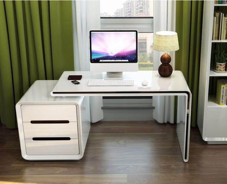 Компьютерный стол в спальне дизайн - 79 фото